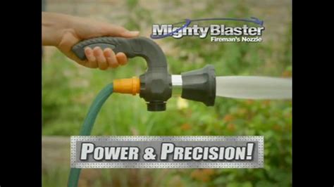 Mighty Blaster Firemans Nozzle TV commercial - Poder y presición