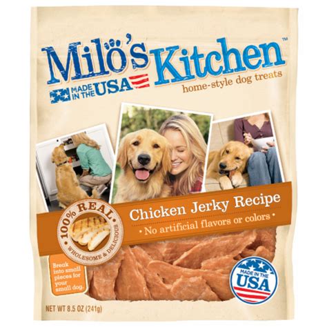 Milo's Kitchen Home-style Dog Treats Chicken Jerky logo