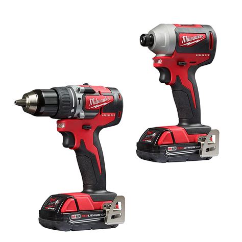 Milwaukee M18 FUEL Cordless Brushless Hammer Drill and Impact Driver Kit