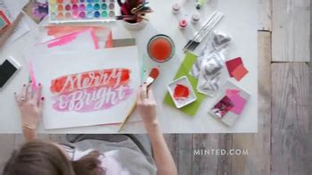 Minted TV Spot, 'Merry and Bright' Song by Sofia
