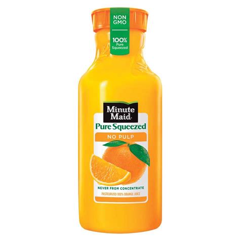Minute Maid Pure Squeezed No Pulp logo