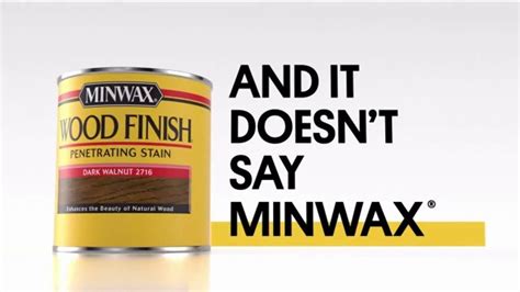 Minwax TV commercial - The Original Yellow Can