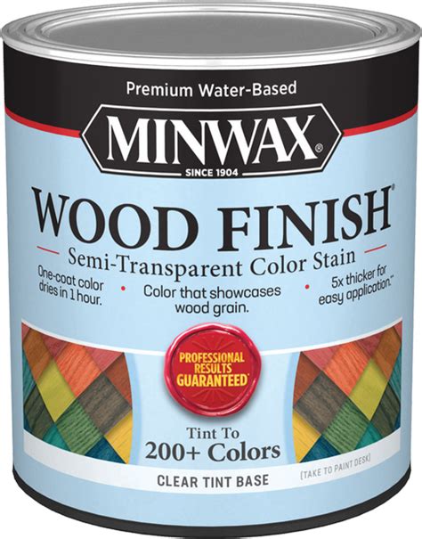 Minwax Wood Finish Water-Based Semi-Transparent Color Stain commercials