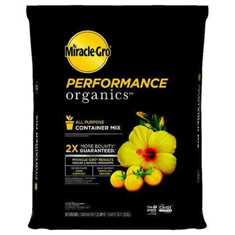 Miracle-Gro Performance Organics All-Purpose Container Mix logo