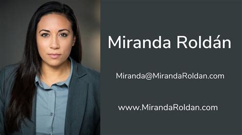Miranda Roldan commercials