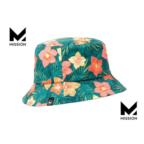Mission Cooling Bell Bucket Hat logo