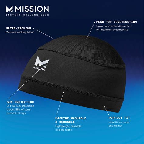Mission Cooling Helmet Liner logo