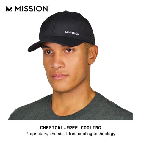 Mission Cooling Vented Performance Hat logo