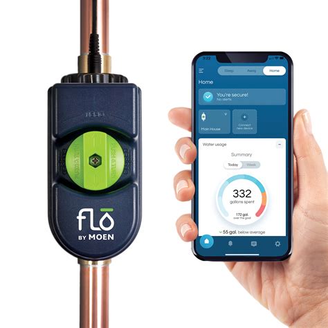 Moen Flo by Moen Smart Water Security System App