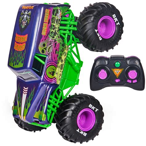 Monster Jam Toys Color Change Trucks: Grave Digger logo