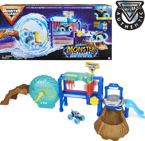 Monster Jam Toys Megalodon Monster Wash logo