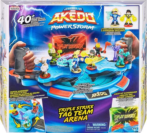 Moose Toys Akedo Powerstorm Triple Strike Tag Team Arena commercials