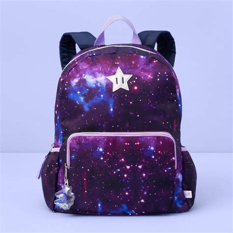 More Than Magic Girls' Galaxy Print Backpack - Purple 16