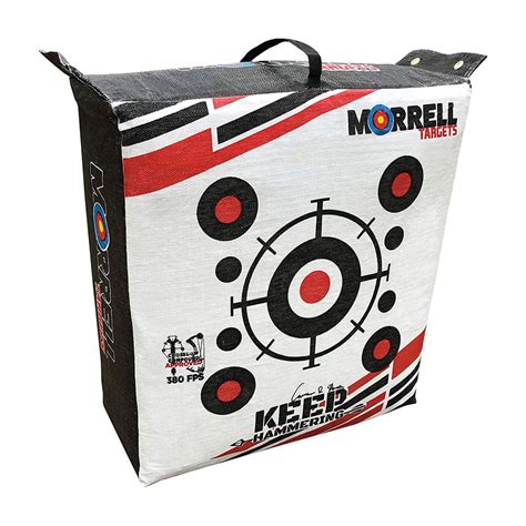 Morrell Manufacturing Keep Hammering Bag Target logo