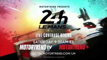 Motor Trend OnDemand TV Spot, '24 Hours of Le Mans'