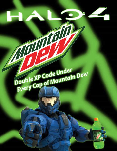 Mountain Dew Halo 4 Double XP logo