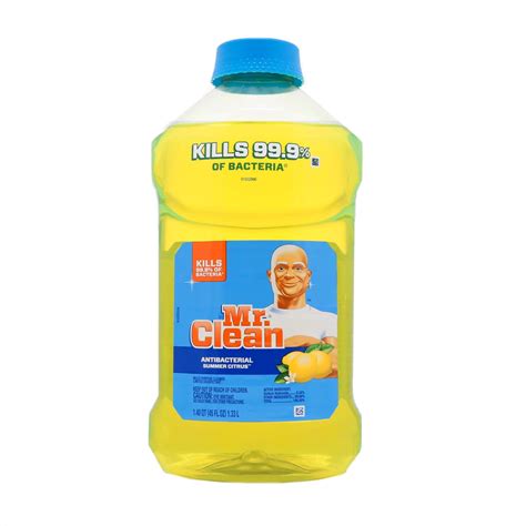 Mr. Clean Antibacterial Cleaner With Summer Citrus logo