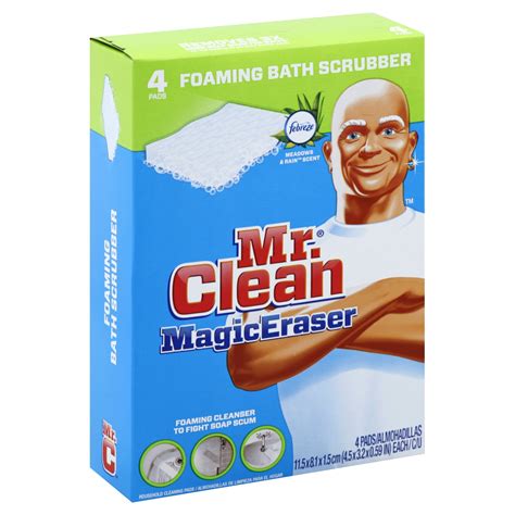 Mr. Clean Magic Eraser Foaming Bath Scrubber logo