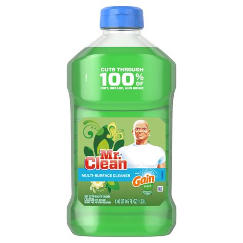 Mr. Clean Multi-Surfaces Liquid Cleaner With Gain commercials