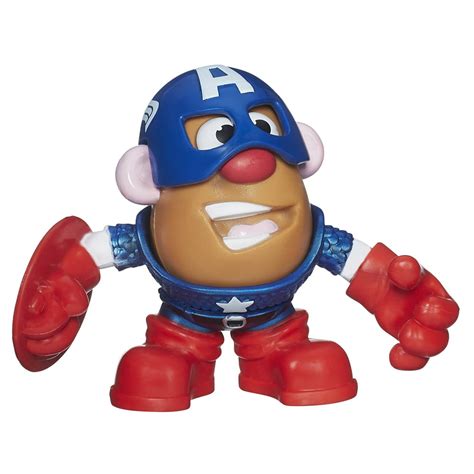Mr. Potato Head Mr. Potato Mixable, Mashable Heroes as Captain America Set logo