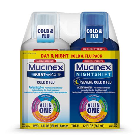 Mucinex Fast-Max Cold & Flu All-in-One commercials