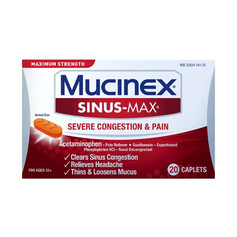Mucinex Sinus Max