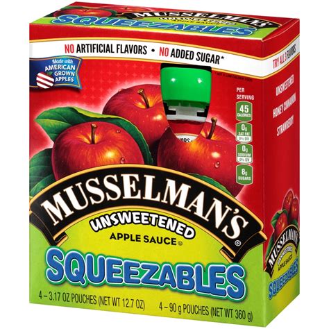 Musselman's Squeezables Unsweetened Applesauce commercials