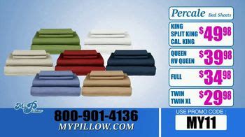 My Pillow 2.0 TV Spot, 'Sleeping Well: Percale Bed Sheets' created for My Pillow