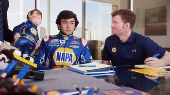 NAPA Auto Parts TV Spot, 'NASCAR Merchandising' Feat. Dale Earnhardt, Jr. featuring Chase Elliott
