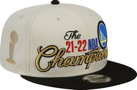 NBA Store Golden State Warriors 2022 NBA Final Champions New Era Locker Room Hat logo
