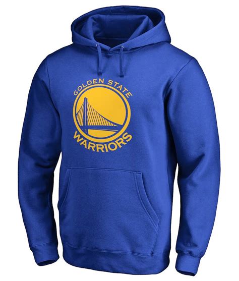 NBA Store Men's Golden State Warriors Fanatics Branded Royal Dub City Pullover Hoodie logo