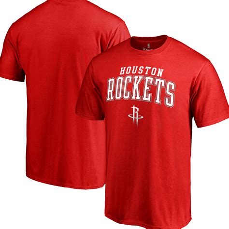 NBA Store Men's Houston Rockets Fanatics Branded Red Hometown Clutch Shot T-Shirt logo