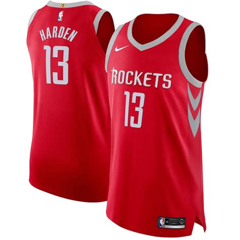NBA Store Men's Houston Rockets James Harden Red Fast Break Replica Jersey