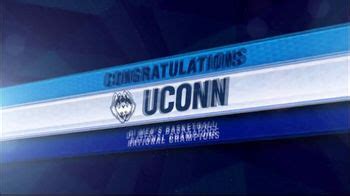 NCAA TV Spot, '2023 UConn National Championship Gear' created for NCAA