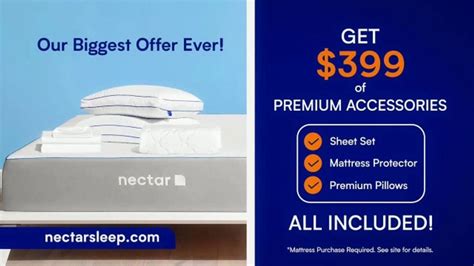 NECTAR Sleep TV commercial - Biggest Offer Ever: Happiness & Health