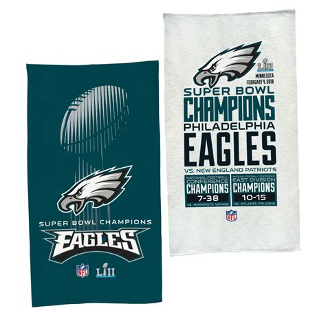 NFL Shop Philadelphia Eagles Super Bowl LII Champions On-Field Celebration Towel commercials