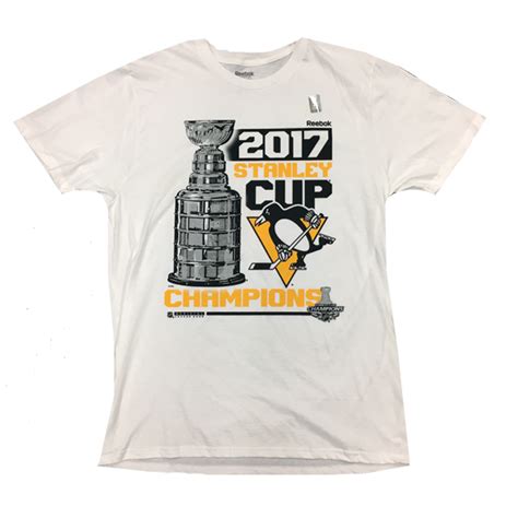 NHL Shop 2017 Women's Stanley Cup Champions Locker Room T-Shirt logo