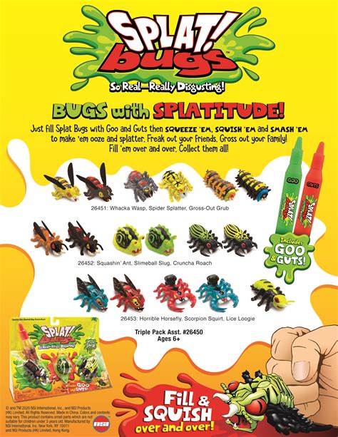 NSI International Inc. Splat Bugs Splat-a-tat Jungle Playset commercials