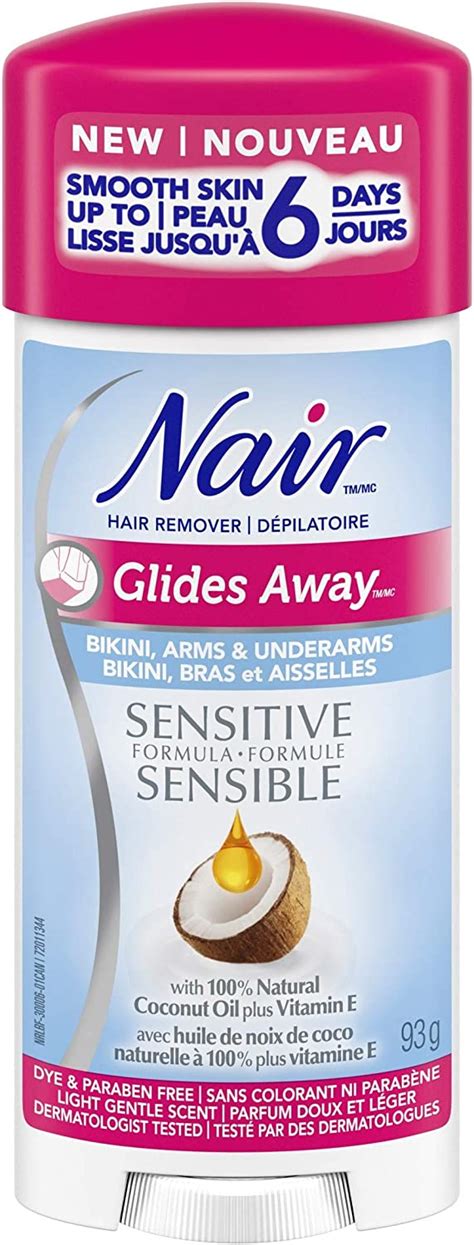Nair Sensitive Formula Glides Away With Coconut Oil and Vitamin E commercials