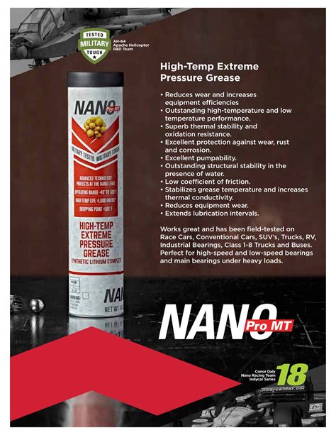 NanoProMT High-Temp Extreme Pressure Grease commercials