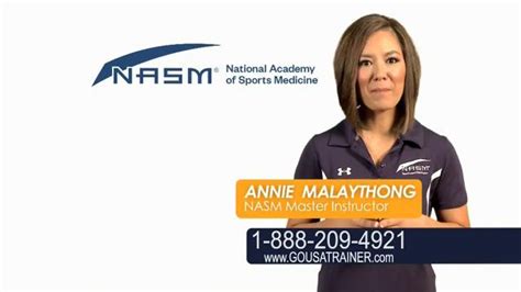 National Academy of Sports Medicine (NASM) TV Spot, 'The Career for You' created for National Academy of Sports Medicine (NASM)