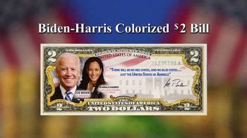 National Collectors Mint TV commercial - Biden-Harris Colorized $2 Bill