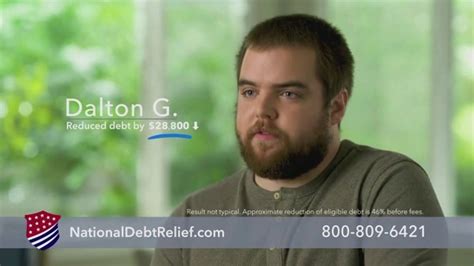 National Debt Relief TV Spot, 'Dalton G.: Reduced by Half' created for National Debt Relief