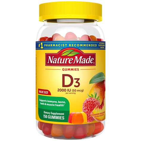 Nature Made Adult Gummies D3