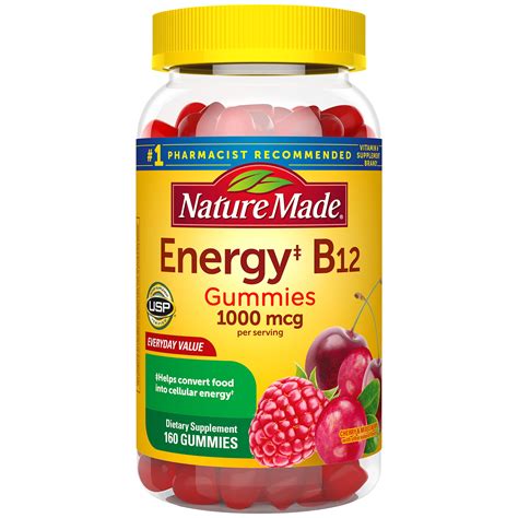 Nature Made Adult Gummies Energy B12 logo