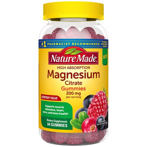 Nature Made Magnesium Citrate Gummies commercials