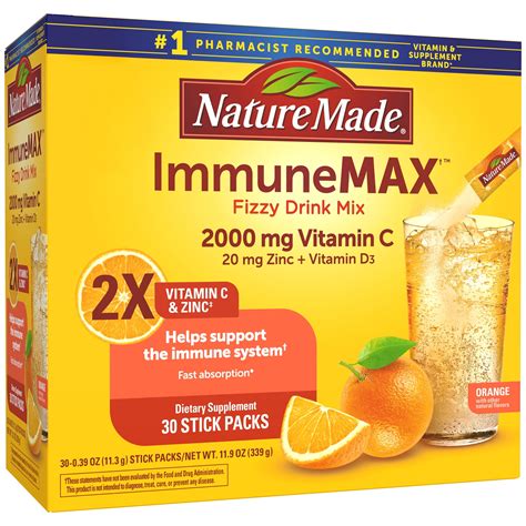 Nature Made Wellblends ImmuneMAX Fizzy Drink Mix logo