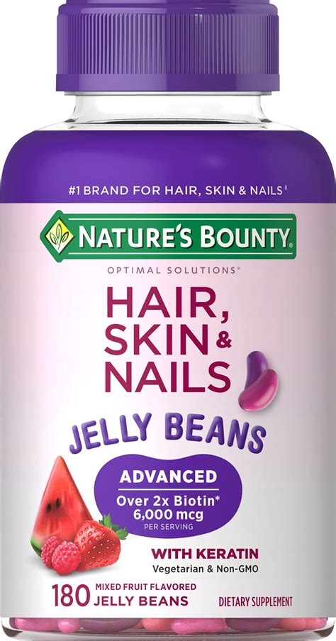 Nature's Bounty Advanced Hair, Skin & Nails Jelly Beans commercials