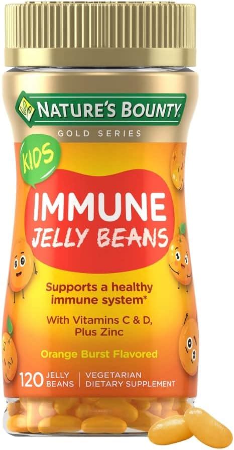 Nature's Bounty Immune Jelly Beans Orange Flavored logo