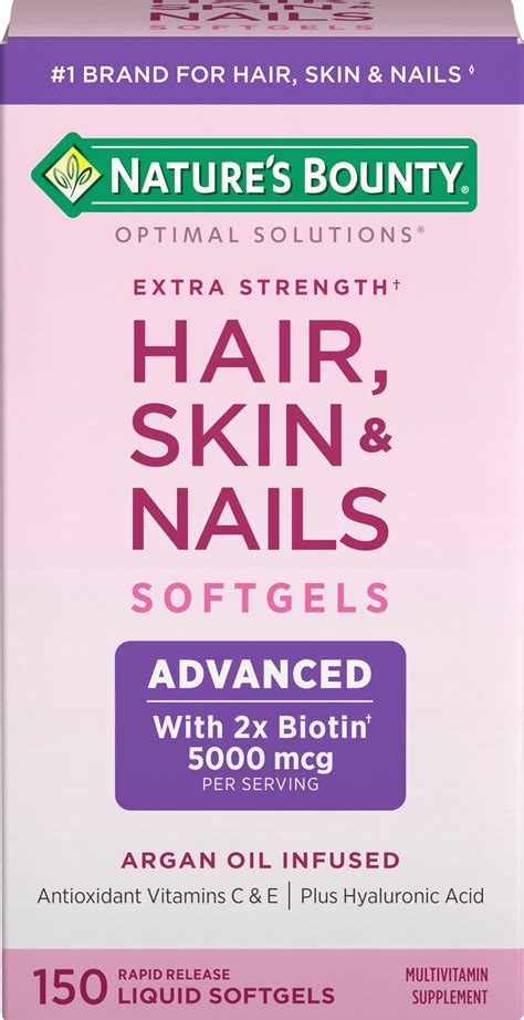 Nature's Bounty Optimal Solutions Hair, Skin & Nails commercials